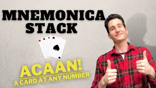 Mnemonica Stack ACAAN Trick  A Card at Any Number Magic Card Trick [upl. by Leland]