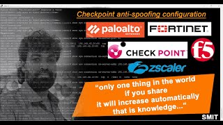 checkpoint anti spoofing configuration [upl. by Nirik]