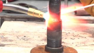 TurboTorch  Brazing Black Iron Pipe [upl. by Freberg]