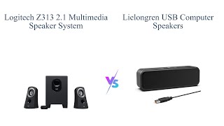 Logitech Z313 vs LIELONGREN USB Computer Speakers 🎶 Which is Best for You [upl. by Aisinut]