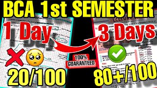 Bca Math 1st Semester URGENT Video😬⚠️  How to Score 100 in Maths  Bcs012🔥 [upl. by Valencia340]