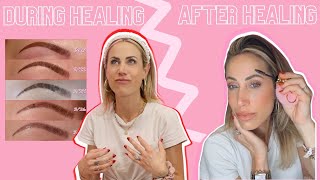 Microblading HEALING PROCESS What to expect [upl. by Woody]