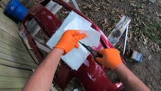 Fiberglass and resin repair kit demonstration [upl. by Lucius]