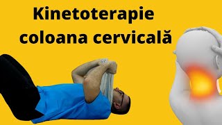 Exerciții de kinetoterapie coloana vertebrală cervicală [upl. by Salhcin]