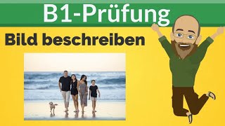 B1 Prüfung DTZ  ein Bild beschreiben [upl. by Naoma]