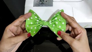 How to Make Bow Easy Way  Bow Making Idea [upl. by Tega]