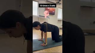 Serratus Anterior Strength for Winging Scapula [upl. by Eanwahs]