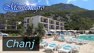 Chanj Promenade Pearl Beach Resort  Montenegro 2023  walking tour vurtual travel [upl. by Gaven]