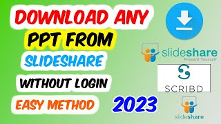 Download PPT from slideshare without login or signup how to download PPT from slideshare Download [upl. by Cobby]