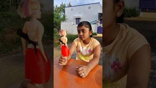 barbie CHOPSTICK ahhh😱TomampJerry 🤣DiyaIshwarya shorts viralvideo [upl. by Elrae]