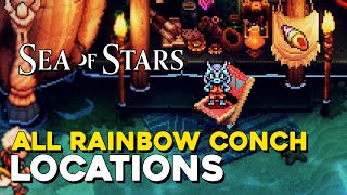 Sea Of Stars All Rainbow Conch Locations Conch Master Trophy Guide [upl. by Joselyn]