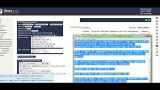 Binary Bot using SMA 10 and 20 Crossing Strategy with Last Tick Analysis 99 [upl. by Ynabla]