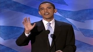 Raw video Barack Obamas keynote address at the 2004 DNC [upl. by Ellener449]