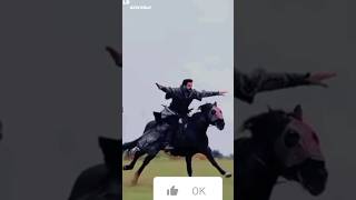 Osman Bey horse race with Bala 😍❤️ viral kurulusosman [upl. by Carlye750]