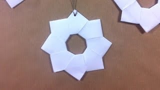 Cómo hacer Estrellas de Papel japonesas para decorar la Navidad Tutorial DIY [upl. by Portland566]