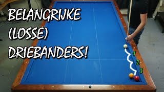 BELANGRIJKE DRIEBANDERS DIE ELKE BILJARTER MOET KENNEN  Driebanden3cushion Billiards [upl. by Rudolf]