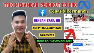 Cara Menambahkan Pengikut Di Fb pro Gratis Dan Permanen [upl. by Nomit]