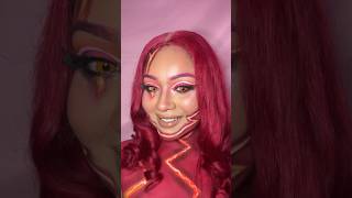 LavaGirl🔥❤️‍🔥💞 makeup makeupartist facepaint lavagirl sharkboyandlavagirl fypシ゚ fyp [upl. by Wunder]