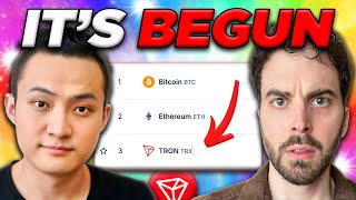 Why Tron Will Be A Top 3 Cryptocurrency In Next 2 Years  Justin Sun [upl. by Afatsuom]