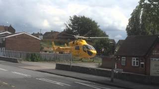 Air Ambulance in Worksop town pub [upl. by Sergu714]