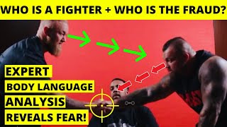 WOW Face to Face Body Language of THOR THE MOUNTAIN BJORNSSON v EDDIE THE BEAST HALL Exposes FEAR [upl. by Dranal]