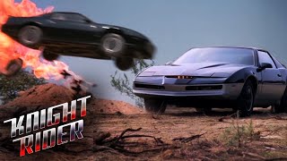 KITT VS KARR  Knight Rider [upl. by Eiwoh]