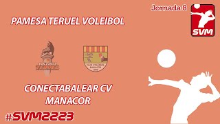 Jornada 8 Pamesa Teruel Voleibol VS Conectabalear CV Manacor [upl. by Sewoll]