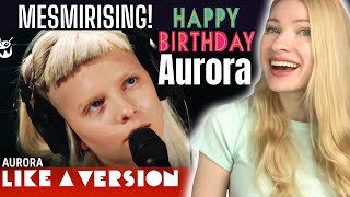 Vocal CoachMusician Reacts AURORA Teardrop Massive Attack Live [upl. by Lesley]