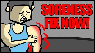 Get Rid of SORENESS FAST Tips and Tricks [upl. by Eiclek]