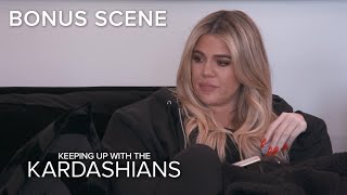 KUWTK  Khloé Kardashian Decides What to Do With Her Dogs Ashes  E [upl. by Schwerin508]