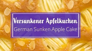 SchnellerApfelkuchen ApfelkuchenRezept VersunkenerApfelkuchen 🍎🥧🍏 [upl. by Nor]