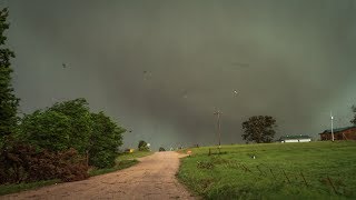 END OF THE WORLD TORNADO UP CLOSE  Sulphur Oklahoma Raw Footage May 9 2016 [upl. by Timothea]