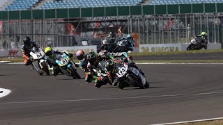 LIVE 🔴 RACE 1  2024 Round 6 Thruxton  RampG British Talent Cup [upl. by Culbertson]