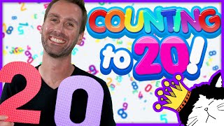 🔢 Counting to 20  120 Counting Song for Kids  Mooseclumps  Kids Learning Videos for Toddlers [upl. by Aynna]