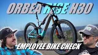 Traviss 2022 Orbea Rise H30 Review  Path Employee Bike Check [upl. by Eisoj575]