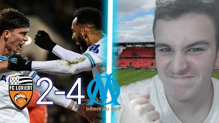 LORIENT 24 OM 🚨VICTOIRE DANS LA DIFFICULTÉ POUR MARSEILLE   AUBAMEYANG DOUBLE BUTEUR [upl. by Airet739]