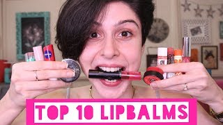 TOP 10 LIP BALMS 💋 [upl. by Kingsley]