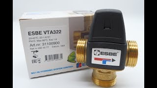 esbe vta 322 [upl. by Nonnad]