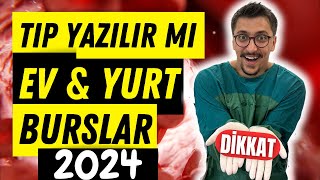 TIP OKUMAK MANTIKLI MI 🩺 BURS VEREN KURUMLAR 💊 EV mi  YURT mu 💉 YKS Tercihleri 2024 [upl. by Aisile]