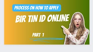 How to Apply for Digital TIN ID Using ORUS  PAANO KUMUHA NG DIGITAL TIN ID PART 1 [upl. by Ybbil588]