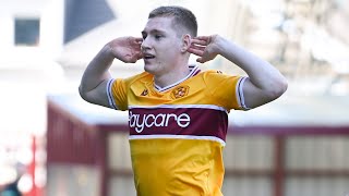 Ross Tierney scores for Motherwell v Rangers [upl. by Gere]