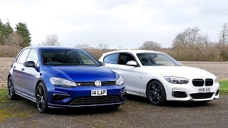 Hot Hatch Head2Head 3 Golf R vs M140i [upl. by Euphemie]