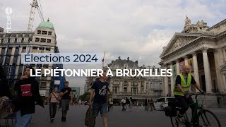 Le piétonnier à Bruxelles  10 ans après  RTBF Info [upl. by Lovering554]