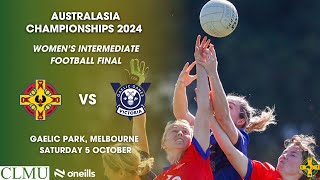 Australasia Championships 2024  Womens Intermediate Football Final [upl. by Marzi]