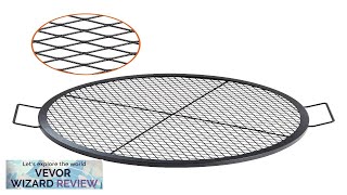 VEVOR XMarks Fire Pit Grill Grate Round Cooking Grate Heavy Duty Steel Review [upl. by Anders29]