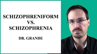 What is the Difference Between Schizophreniform Disorder and Schizophrenia [upl. by Jerol]