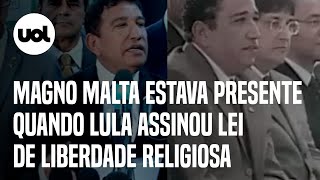 Magno Malta mente ao dizer que Lula nunca assinou a Lei de Liberdade Religiosa [upl. by Areis]