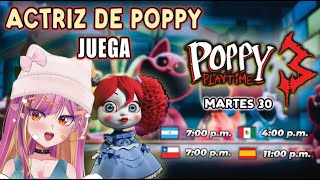 ACTRIZ de voz de POPPY juega Poppy Playtime CAP 3 Kotori Hikari 🔥 Kudalive [upl. by Ttenaej]