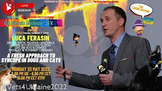 Luca Ferasin  quotA fresh approach to syncope in dogs and cats”  Vets4Ukraine2022 Free Webinar [upl. by Enid]