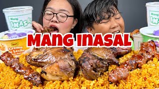 MANG INASAL MUKBANG WITH JUST LAFAM [upl. by Furgeson]